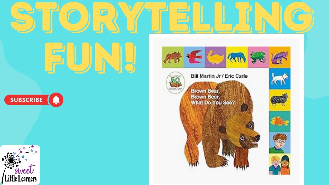 Brown Bear, Brown Bear Retelling Fun | Puppets & Story Sequencing (Kindergarten)