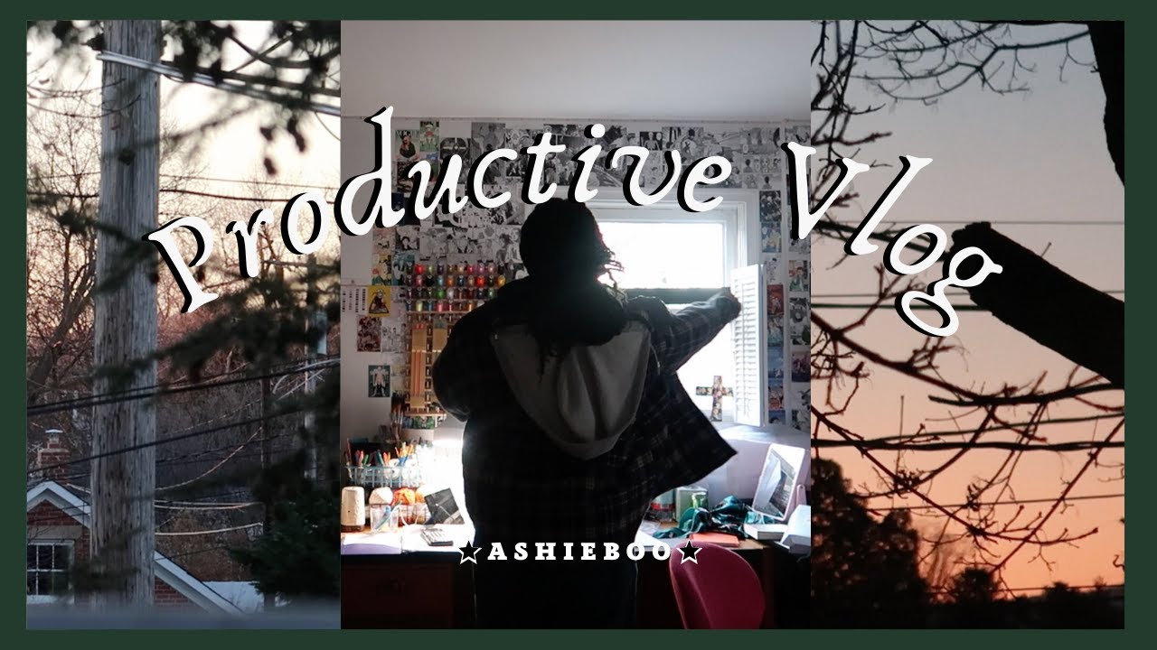 Productive Vlog: Planning, Studying , Reading