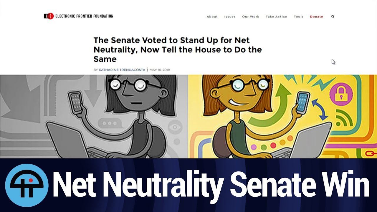Net Neutrality Senate Victory