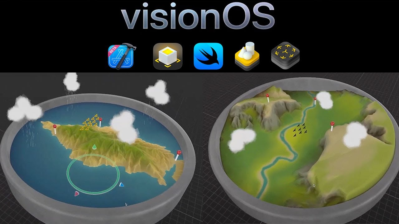Getting Started with VisionOS (Reality Composer Pro: Building Island Dioramas)