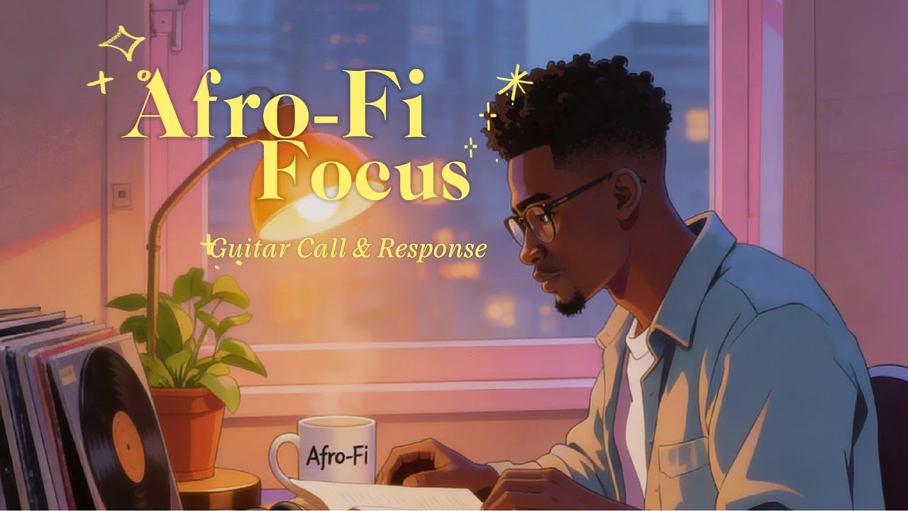 Afro fi Focus | Guitar call & Response - Afro Lofi / Chillhop (Study • Deep Work)