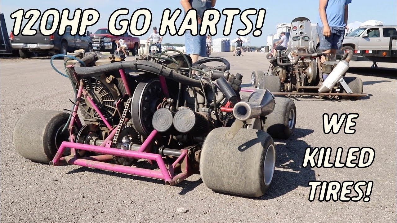 Killing Tires in 120HP Racing Go Karts! | Pate Swap Meet 2019