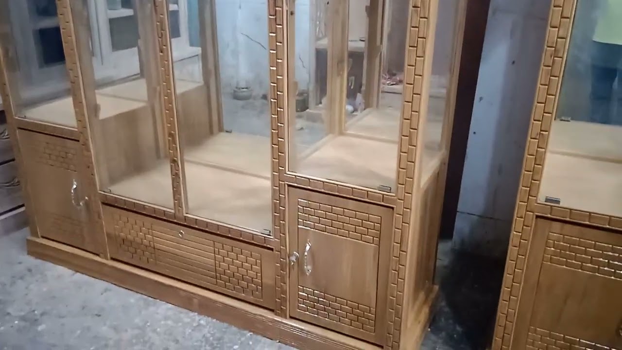 সকল প্রশংসা মহান আল্লাহ🤲চিটাগাং সেগুন কাঠের চমৎকার ২ টি গ্লাস করা কেবিনেট🔥01925566768,,01864966161