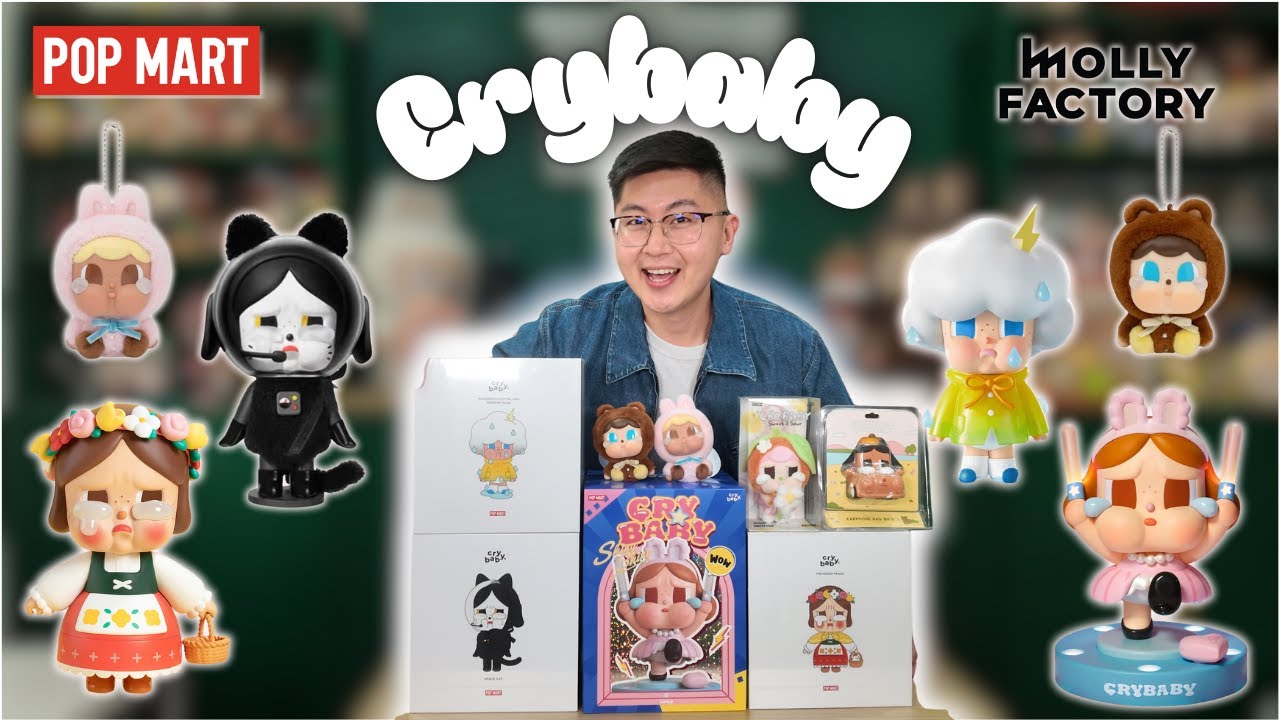 RARE POP MART CRYBABY & MOLLY FACTORY HAUL 😱 Rare Finds!