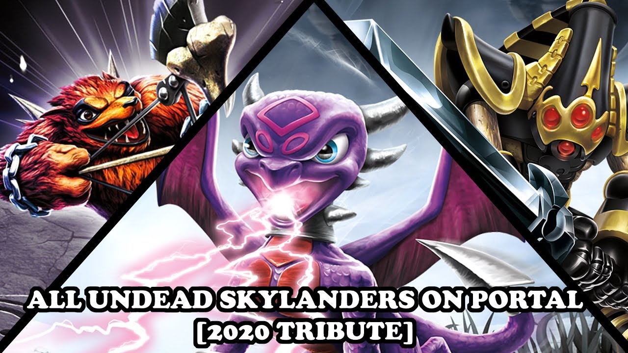 All UNDEAD Skylanders On Portal (Spyro's Adventure to Imaginators) [2020 TRIBUTE *NOSTALGIA TIME*]