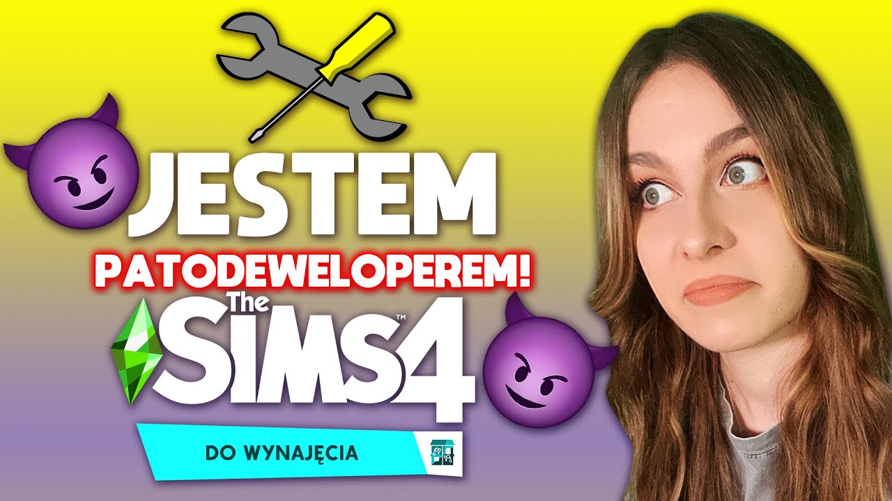 TWORZĘ PATODEWELOPERKĘ w THE SIMS 4 DO WYNAJĘCIA! 😱 *Opowiadam swoje przygody z wynajmem mieszkań*