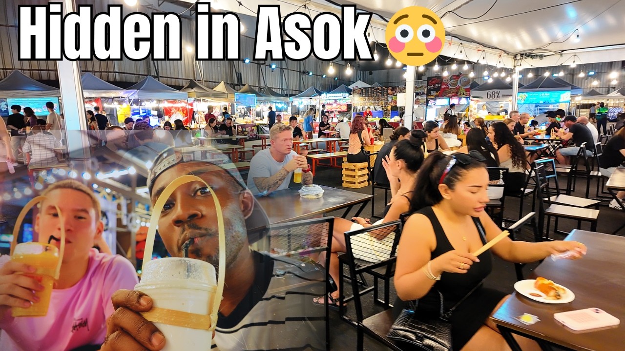 This NEW Night Market in Asok Is INSANE! 🇹🇭 (SW1 Bangkok)