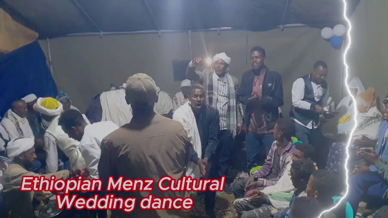 Ethiopian menz cultural wedding dance(ኢትዮጲያ፣ አማራ፣ መንዝ ባህላዊ የሰርግ ጭፈራ)