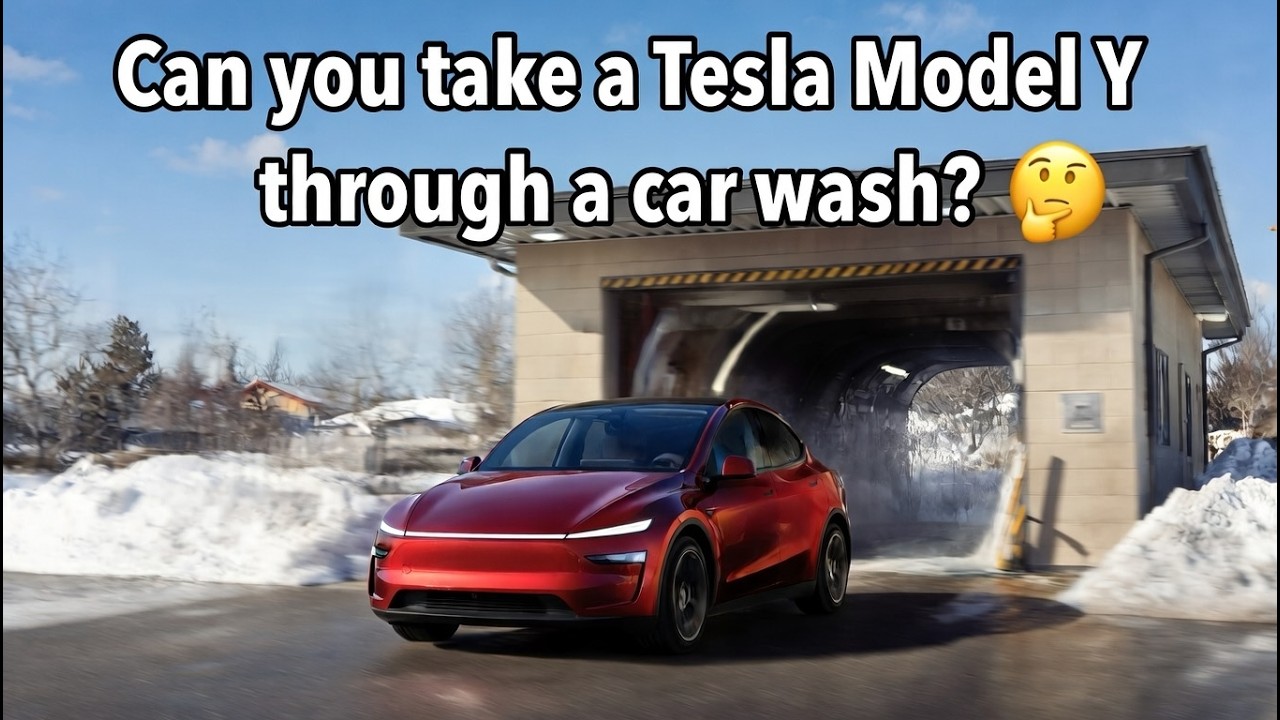 Can you take a 2026 Tesla Model Y through the automatic car wash?