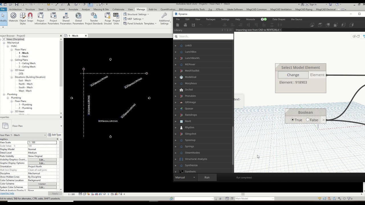 Importing text from CAD to REVIT24