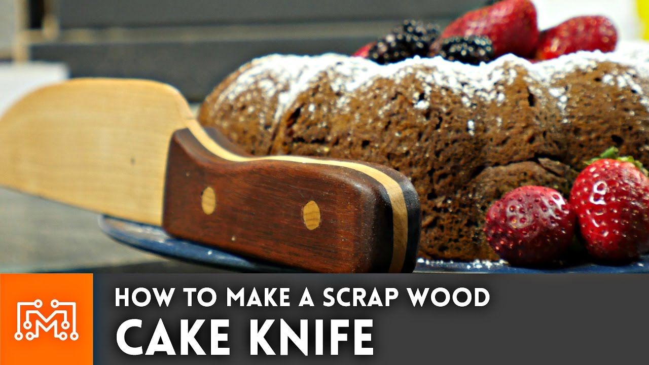 How to make a cake knife from scrap wood // Woodworking | I Like To Make Stuff