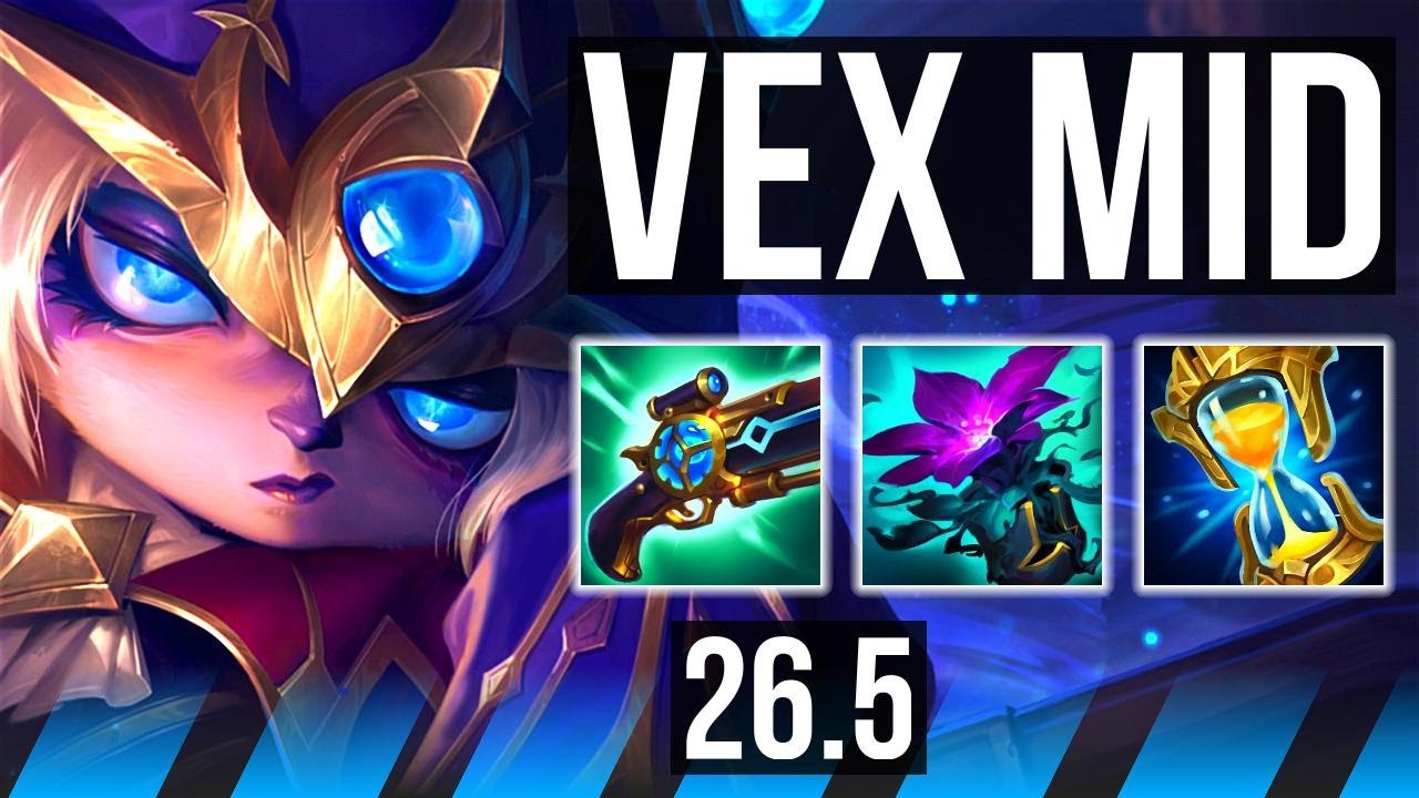 VEX vs TALON (MID) | 65K damage, Good KDA: 24/2/12, 6k gold comeback | KR Challenger | 26.5
