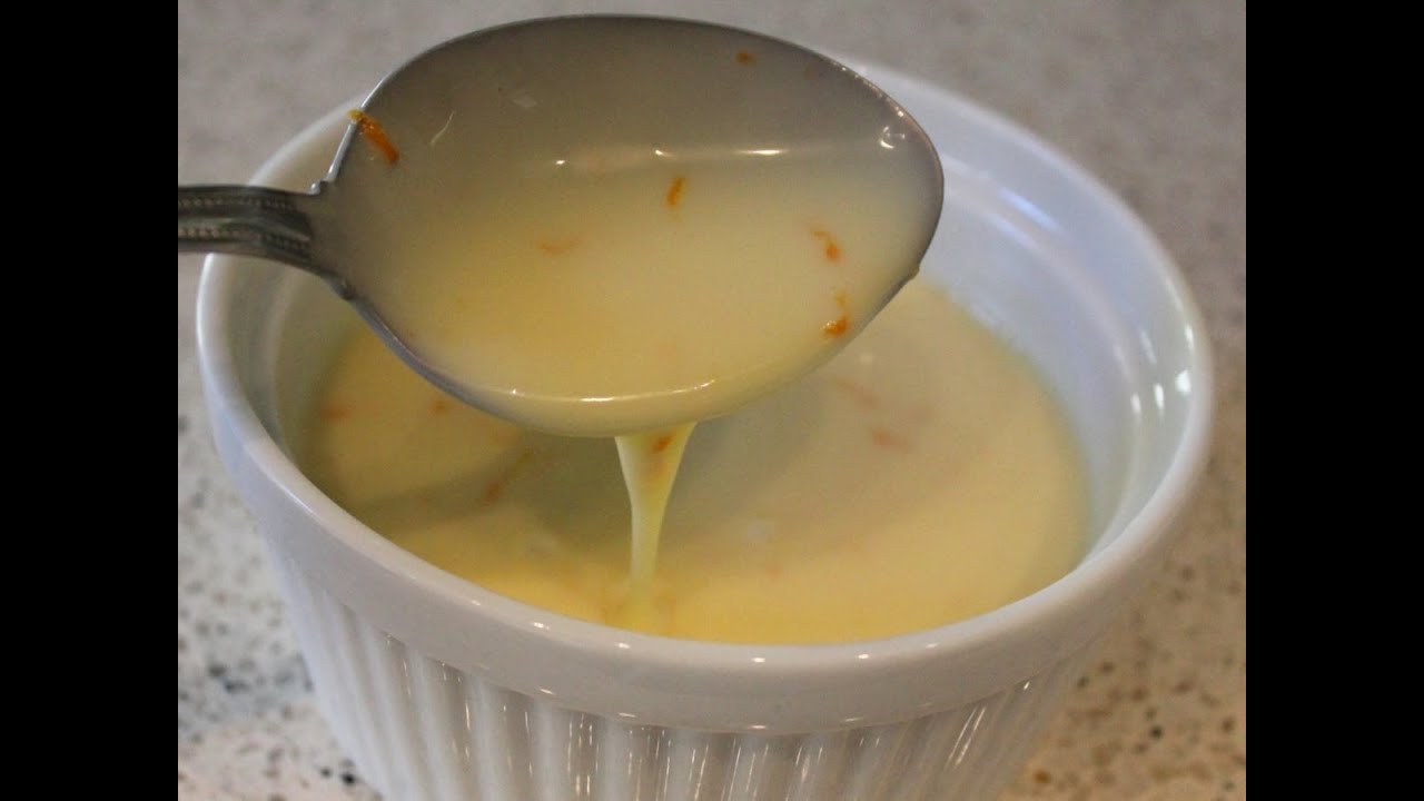 Orange Cr&egrave;me Anglaise Recipe - Classic Custard Sauce for Desserts