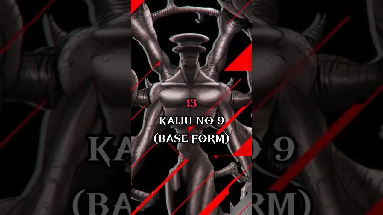 The 16 Strongest Kaiju No 8 Characters  #viral #trending #anime #kaiju  #shorts