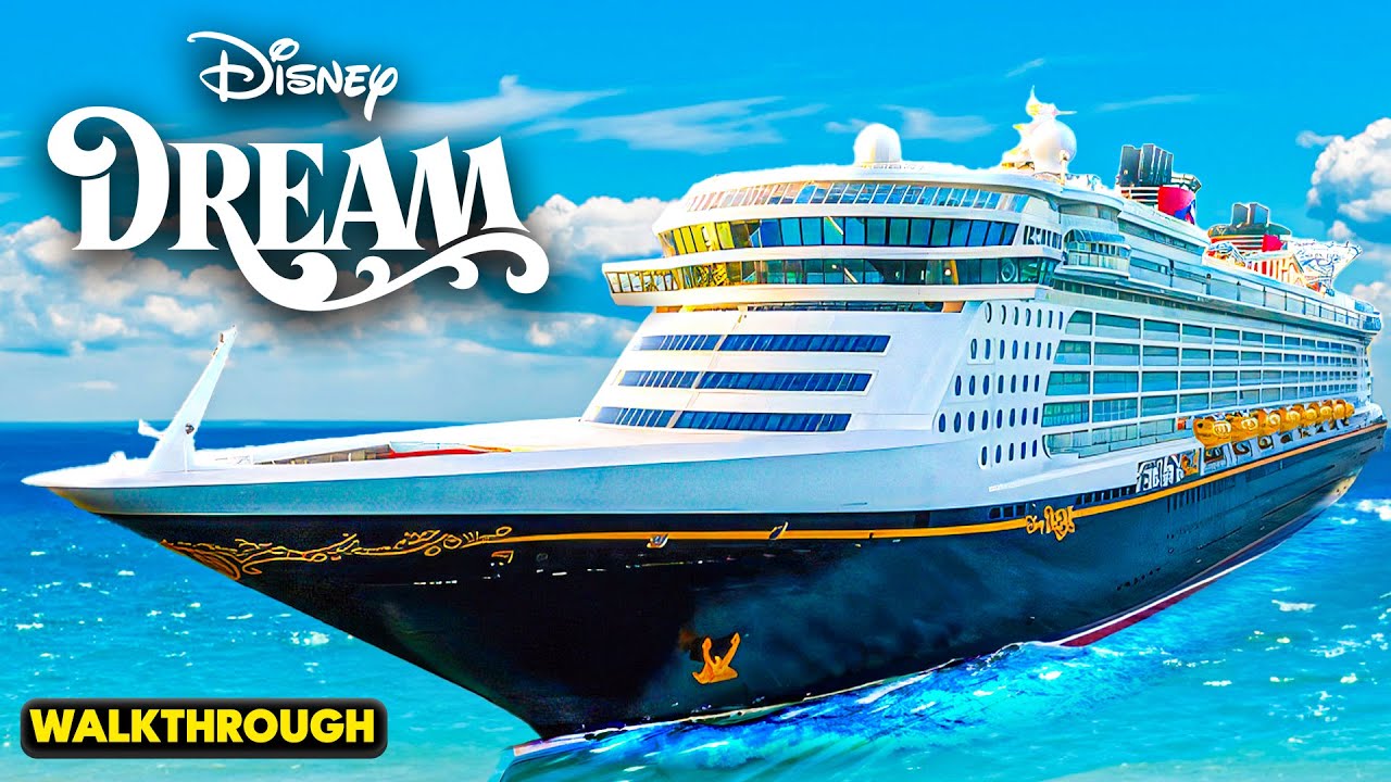 Полный тур по кораблю Disney Dream 2024 | Полное прохождение тура по кораблю и обзор в формате 4K