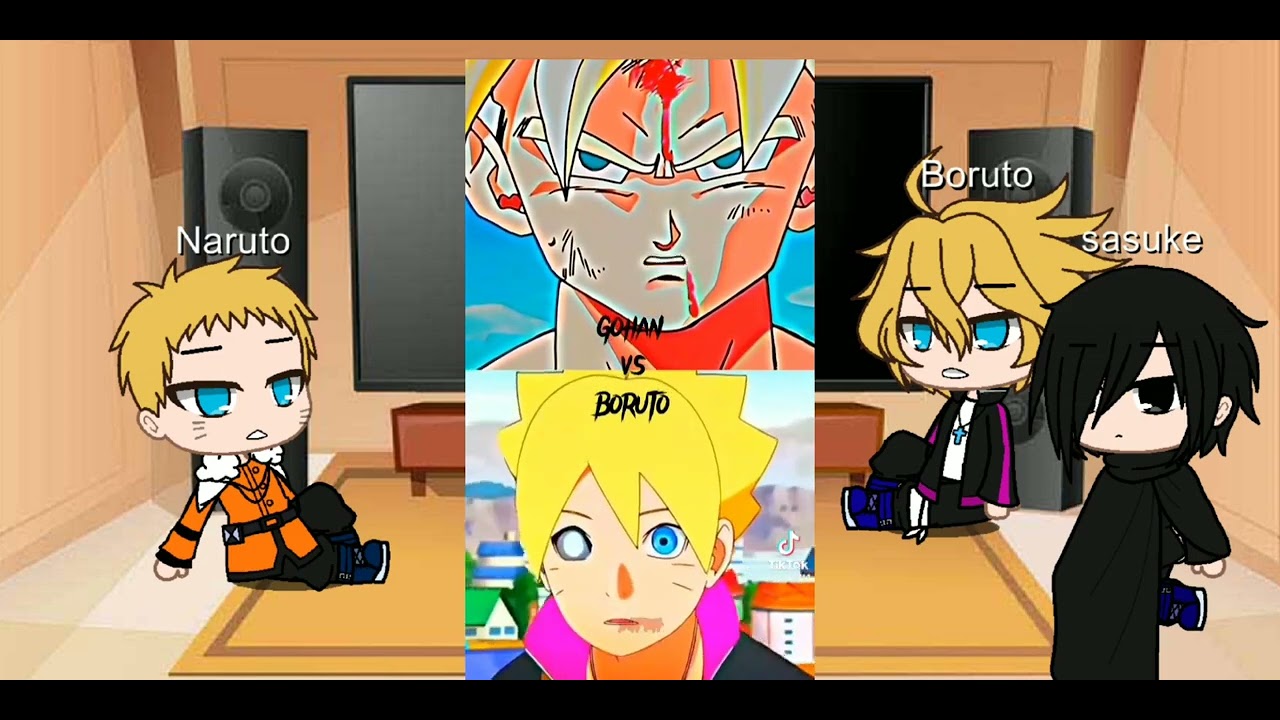 Boruto,Sasuke,Naruto Reacionan a Gohan vs Boruto #dragonballz #Gohan #borutonarutonextgenerations