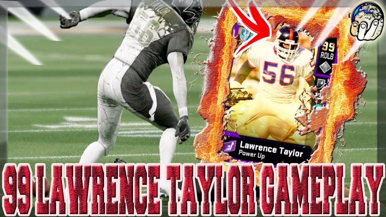 99 LAWRENCE TAYLOR IS A SAVAGE! DUDE GOES CRAZY! [MADDEN 20 ULTIMATE TEAM]