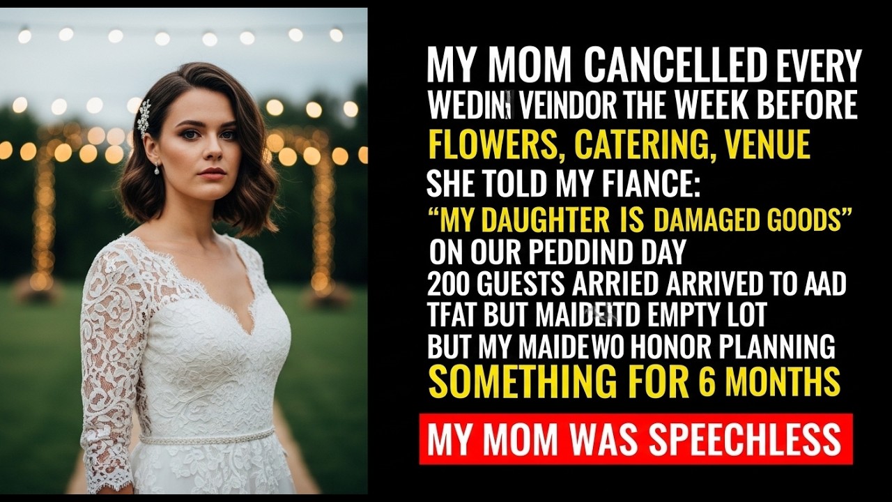 My Mom Thought She Ruined My Wedding — Until She Walked Into the Ceremony