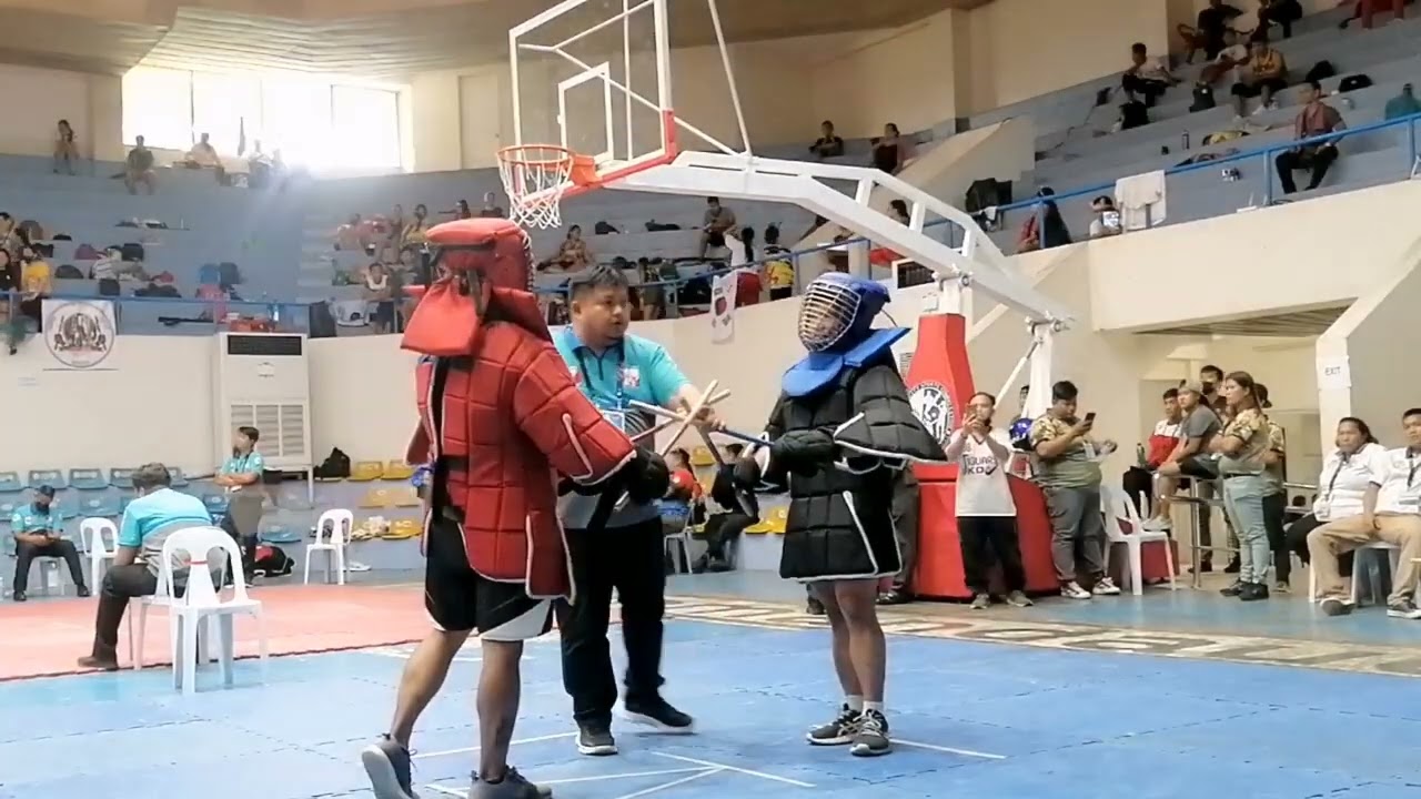 Double Stick Sparring WEKAF ARNIS TOURNAMENT- EMILIO CUEVAS OF ORMOC RED ARMOUR