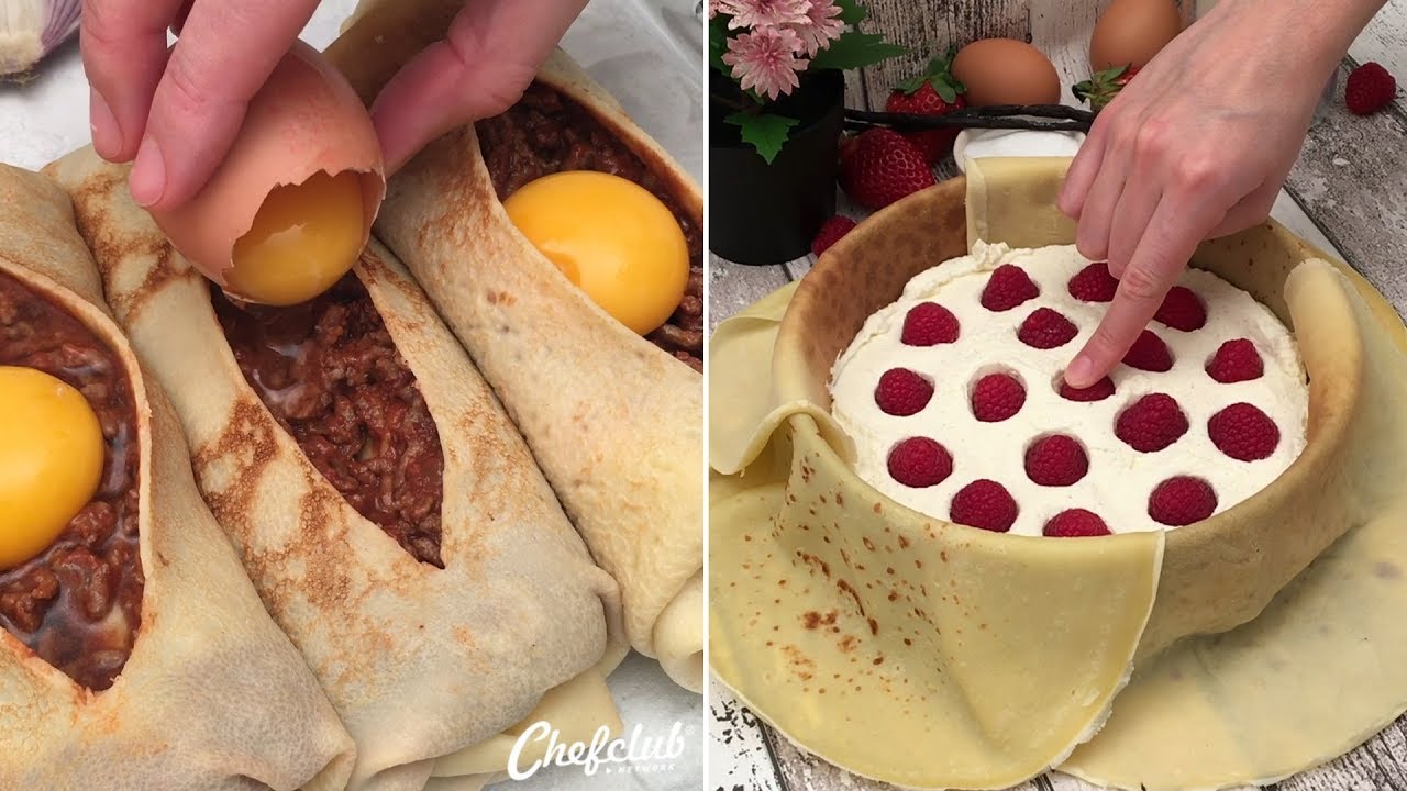 Les crêpes en folie ! 10 recettes qui vont changer votre vie 🤩🌈🆒