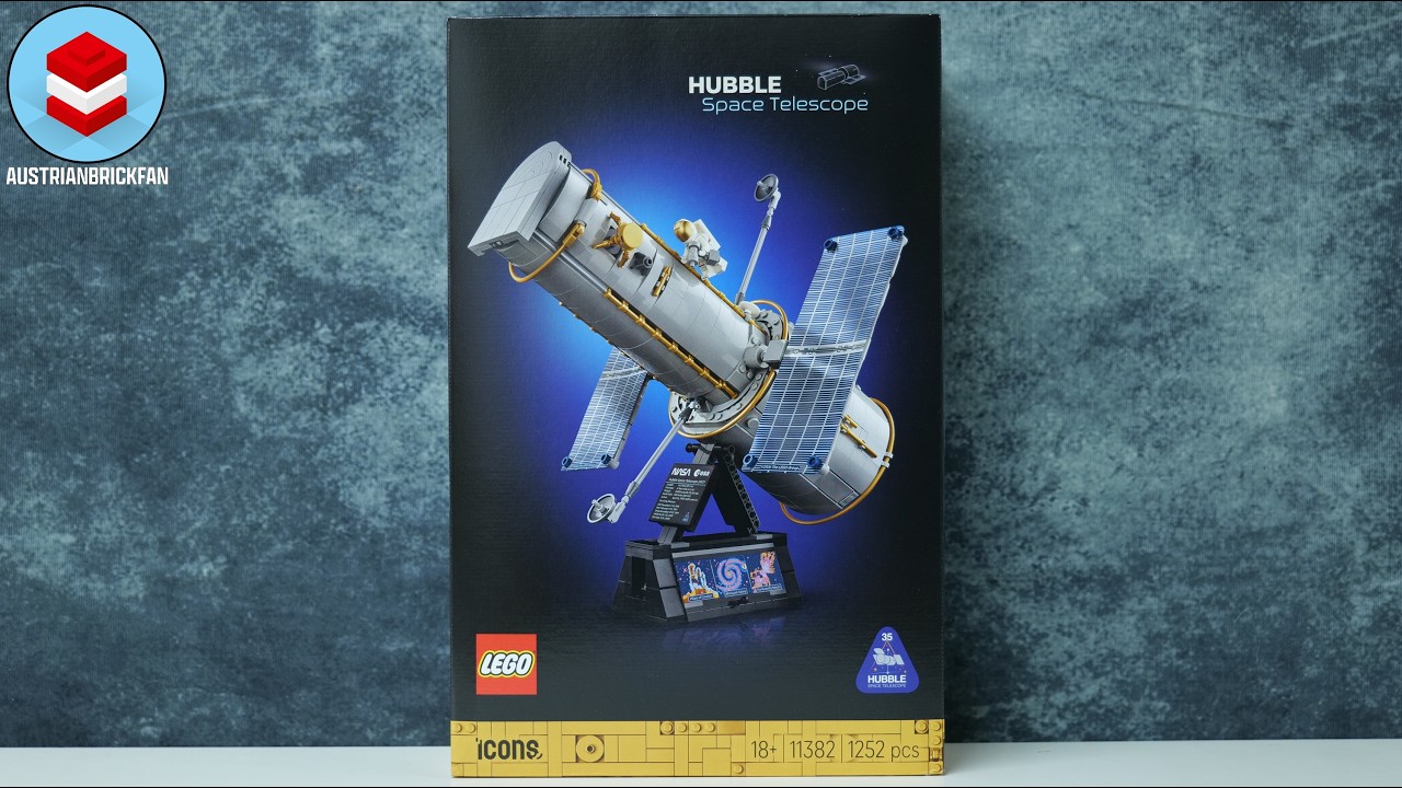 LEGO Icons 11382 Космический телескоп &laquo;Хаббл&raquo; &mdash; Обзор и быстрая сборка LEGO