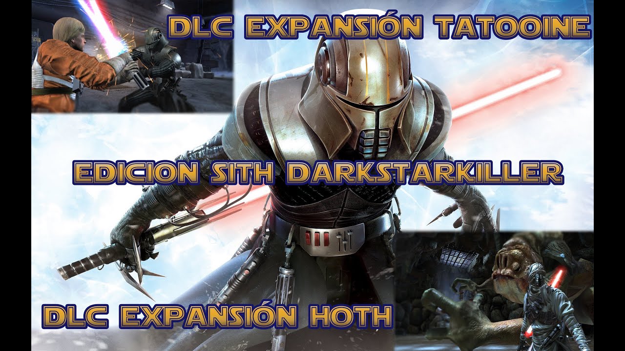 Star Wars El Poder De La Fuerza Edicion Sith DLC Tatooine + DLC Hoth | Starkiller vs Luke Skywalker