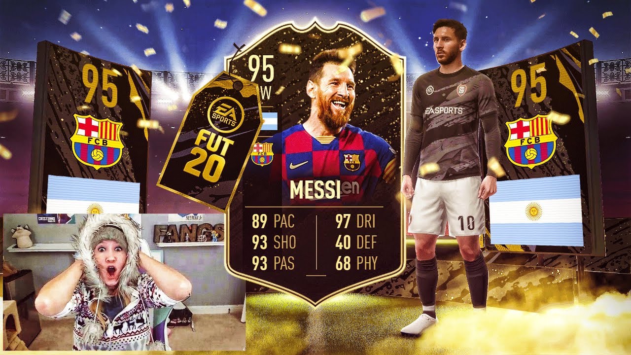 OMFG!! I PACKED 95 INFORM MESSI!! FIFA 20 BLACK FRIDAY PACK OPENING!