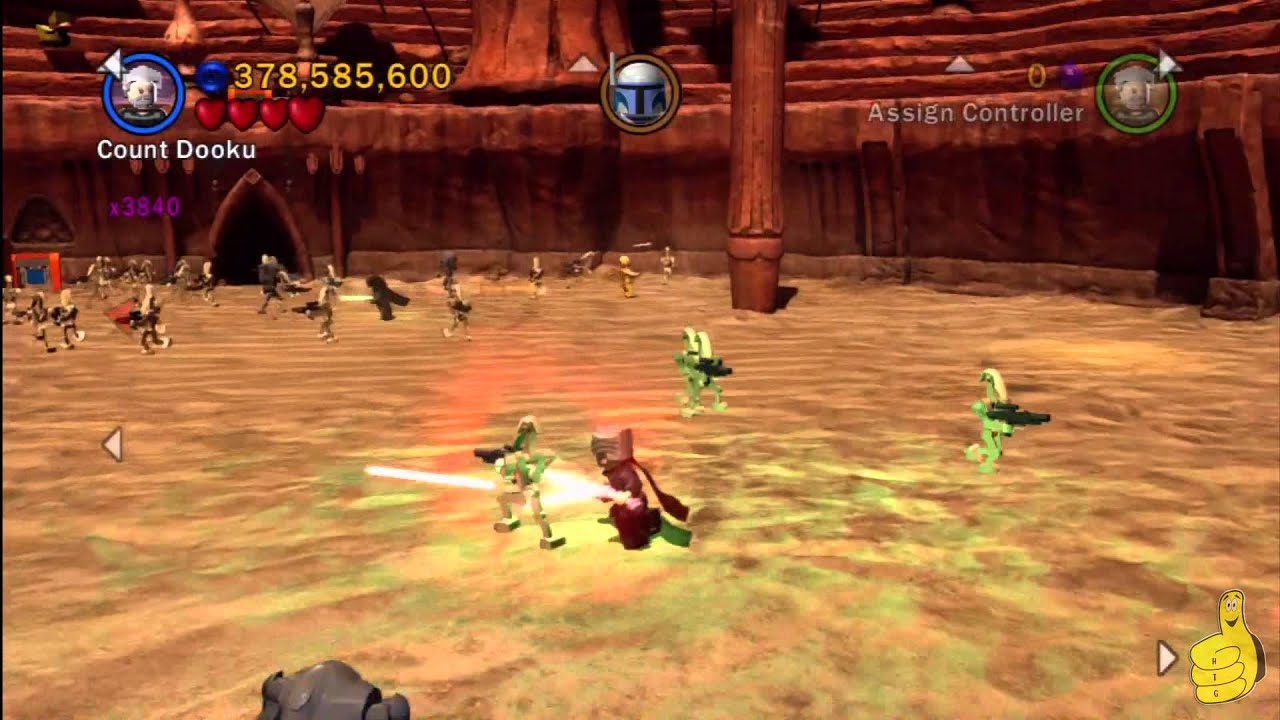 LEGO Star Wars 3: Prologue Geonosian Arena Free Play (все мини-наборы) - HTG