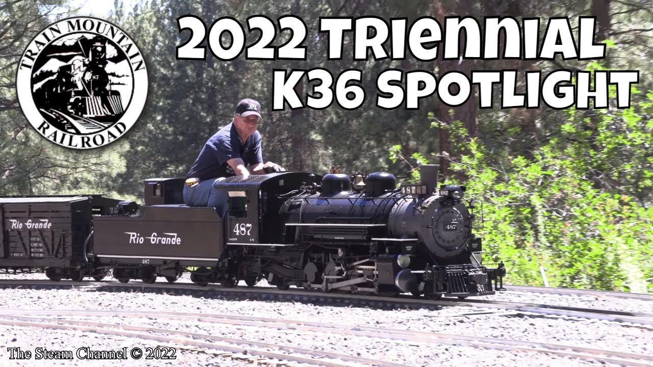 Train Mountain Railroad | 2022 Triennial | Rio Grande K36 487 Spotlight