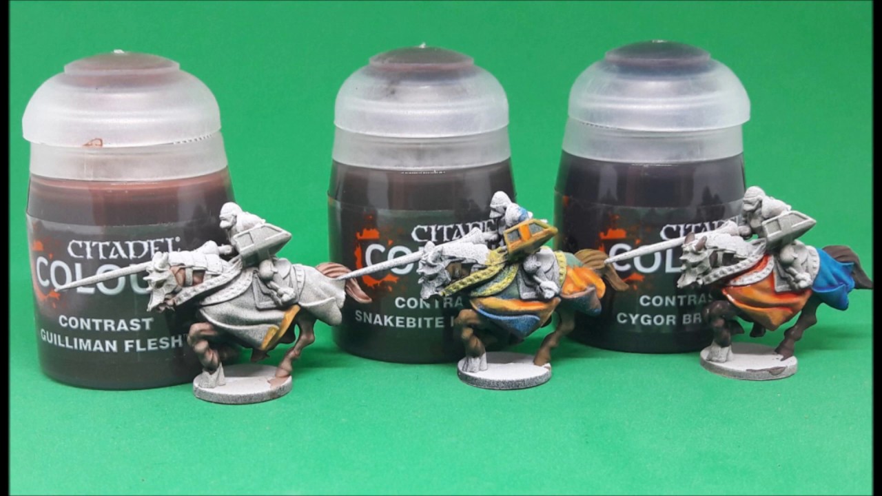 Test Peinture Contrast de chez Citadelle - Partie 1