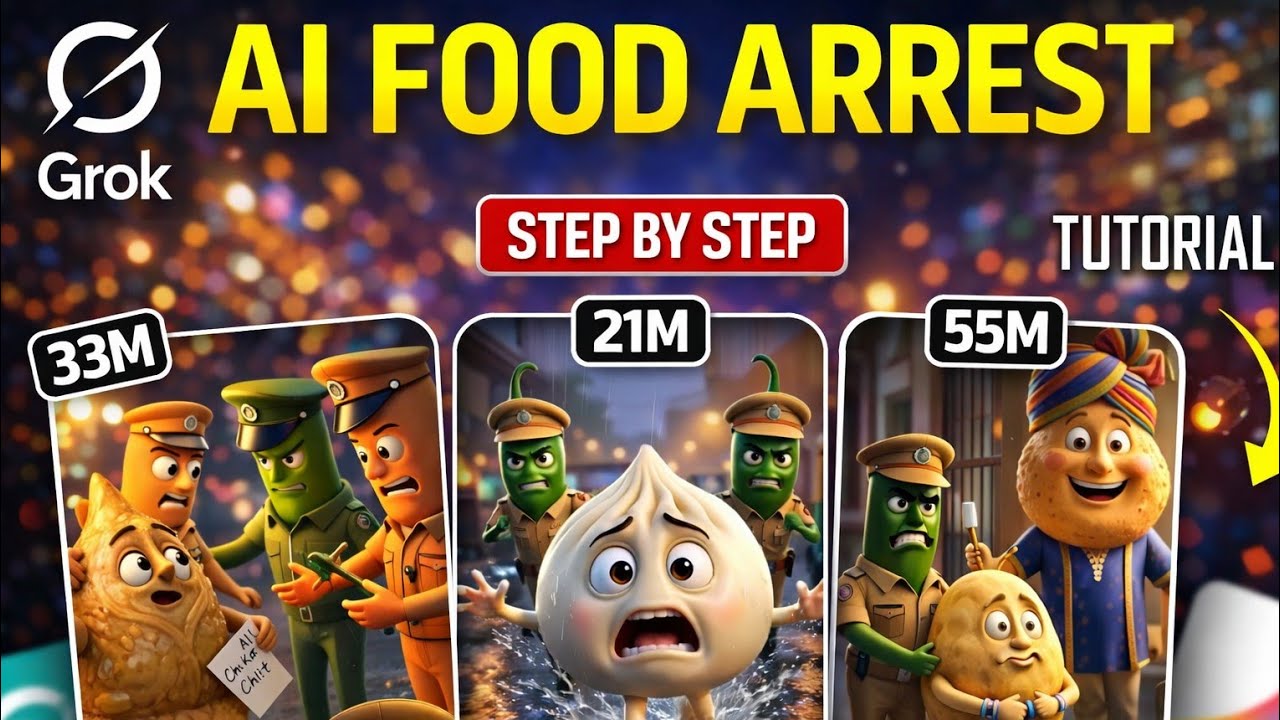 How I Make Viral Ai Junk Food Arrest Videos | How to create Viral Ai Junk Food Arrest Videos #ai