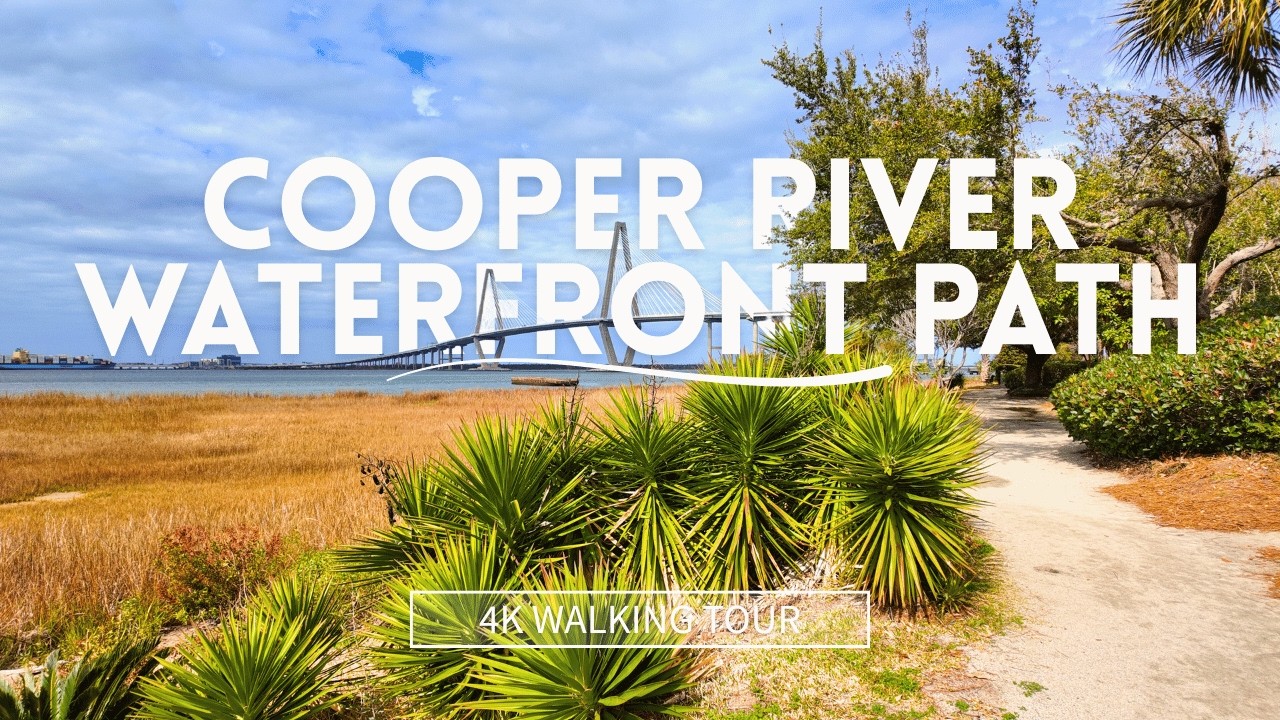COOPER RIVER WATERFRONT 4K Walking Tour | Mount Pleasant, SC