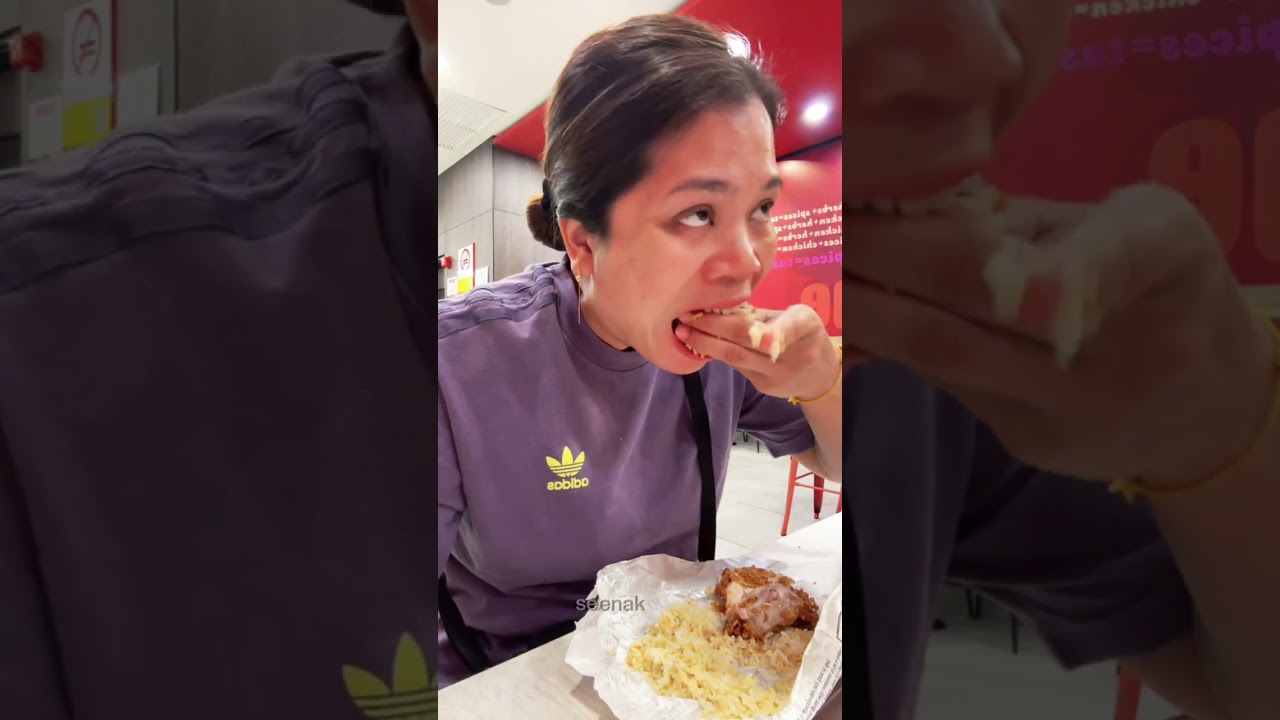 20tahun diMalaysia,baru kali ini makan KFC pakek nasi #adayinmylife #kfc #minivlog #foodie 