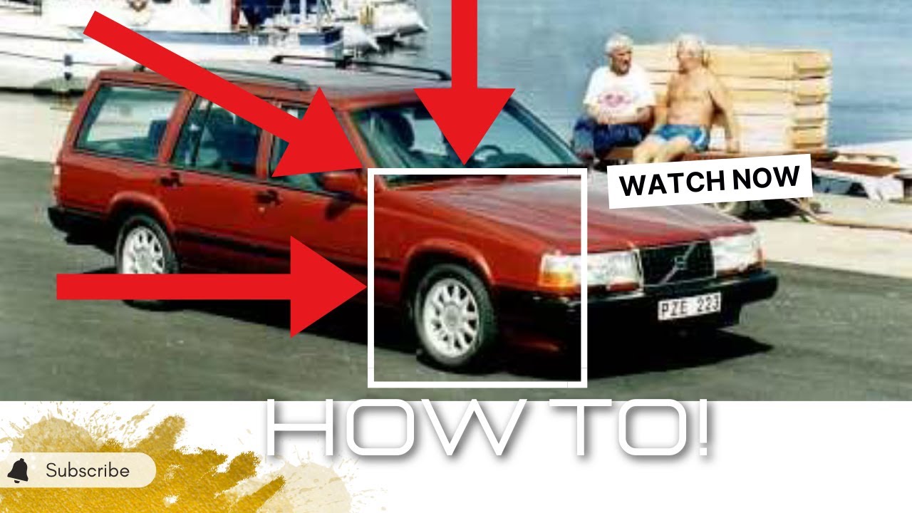 Volvo 940 front fender removal
