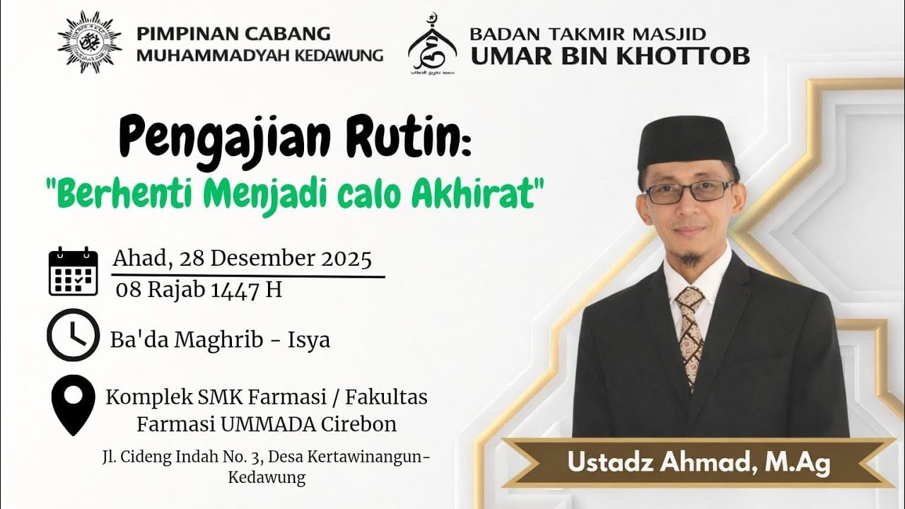 BERHENTI MENJADI CALO AKHERAT