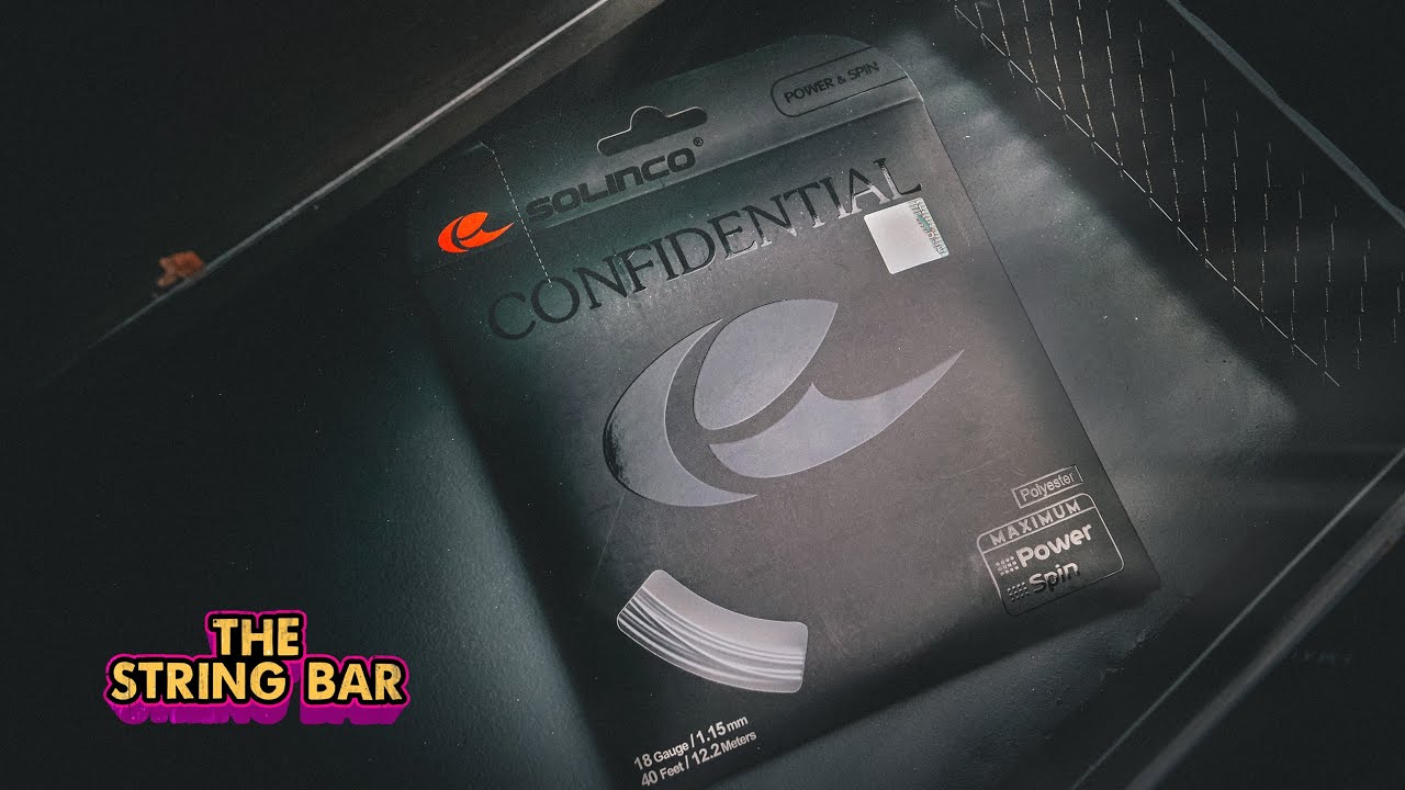 Solinco CONFIDENTIAL tennis string review during pandemic lockdown