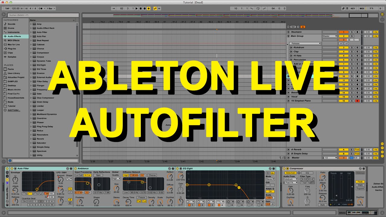 Ableton Live 9 - Autofilter (Funktion & Beispiele)