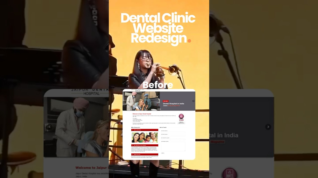 Website Makeover: Before vs. After By harish Chawla