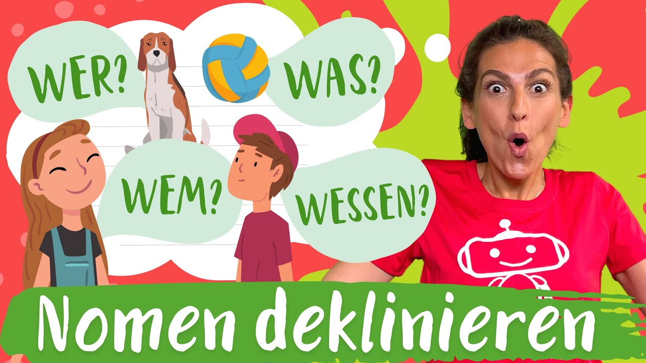 Nomen deklinieren – Deklination der 4 Fälle | Deutsch – Grundschule | Silicon Valley Kids