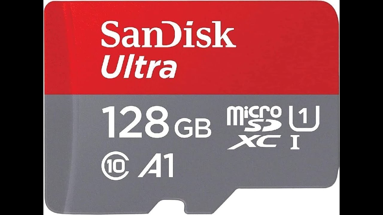 SanDisk 128GB Ultra MicroSDXC UHS-I Memory Card with Adapter - 120MB/s, C10, U1, Full HD, A1, Micro