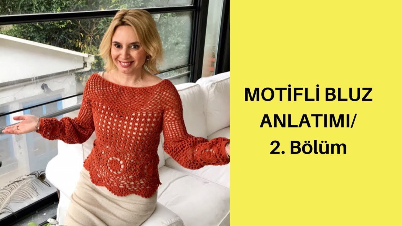 Motifli Bluz 2.bölüm/ Beden ve Kol Anlatımı-Motif Blouse