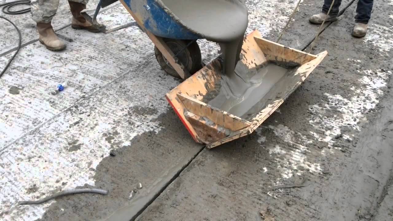 Grouting Cored Slabs and Box Beams