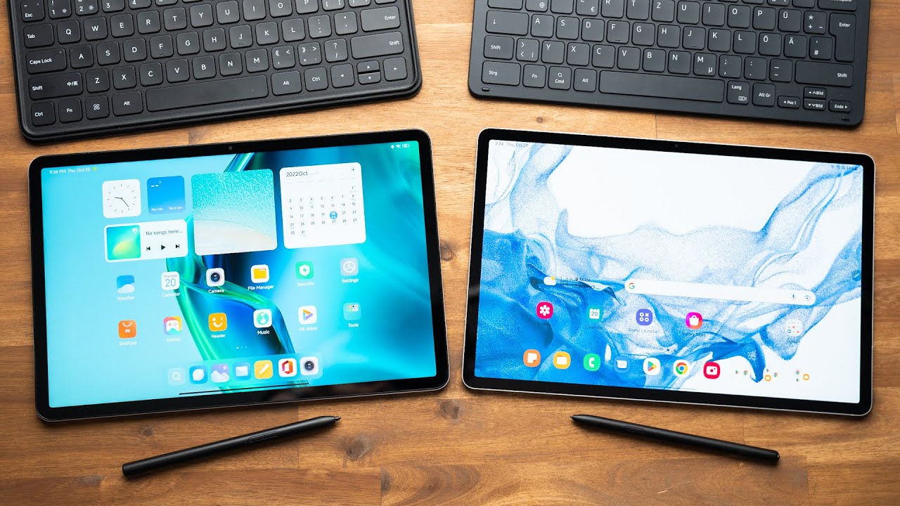 Xiaomi Pad 5 Pro 12.4 vs. Samsung Galaxy Tab S8+ Comparison