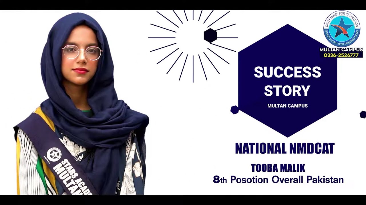 UHS Merit 2021 National MDCAT UHS Position Holder NMU Tooba Malik UHS Merit No 1 2021