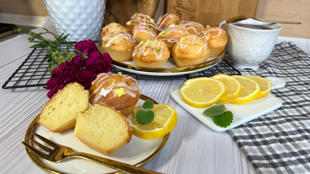 🍋 Błyskawiczne babeczki cytrynowe bez miksera 🍋