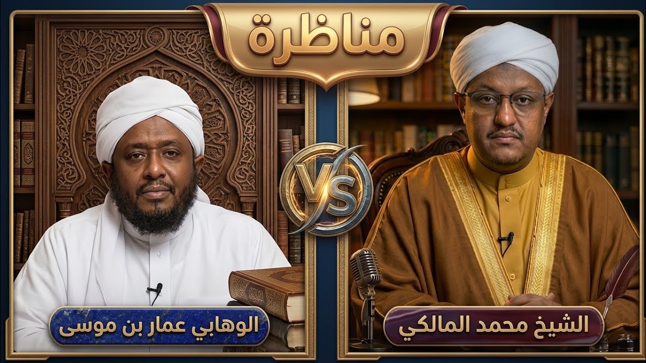 مناظرة مهمة حول (تحرير الخلاف في حقيقة العبادة ) بين الشيخين محمد المالكي وعمار صالح موسى
