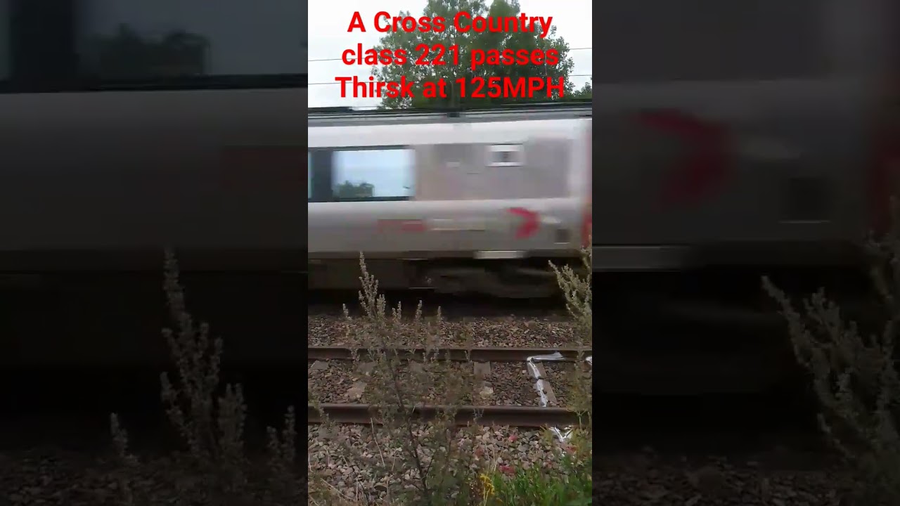 A Cross Country class 221 at 125MPH!  