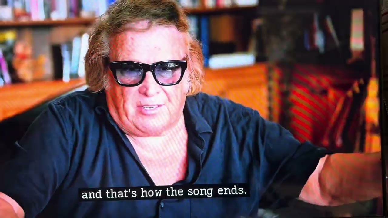 Don McLean talking about the sacred store and God going to Los Angeles