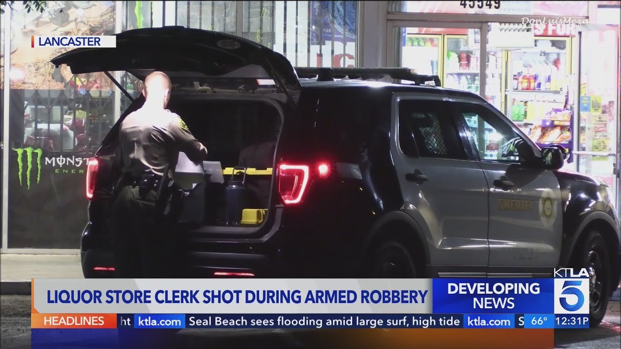 Store clerk shot during armed robbery in Lancaster