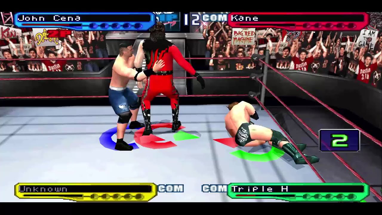John Cena Dominates The Royal Rumble - WWF Smackdown! 2 PSX Gameplay